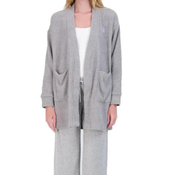NWT LAUNDRY BY SHELLI SEGAL SOFT OPEN FRONT LOUNGEWEAR ROBE - L - Picture 2 of 2
